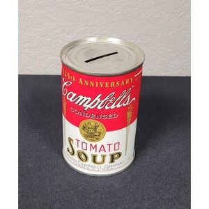 Vintage 1994 125th Anniversary Campbell's Tomato Soup Can Coin Bank